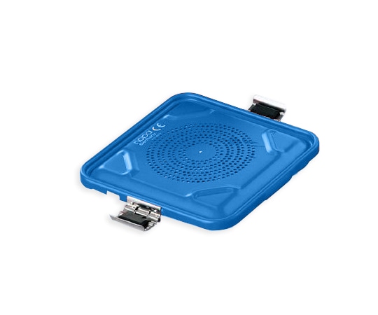 ナビス（アズワン） 滅菌コンテナ S用蓋 ブルー　 1個（ご注文単位1個）【直送品】