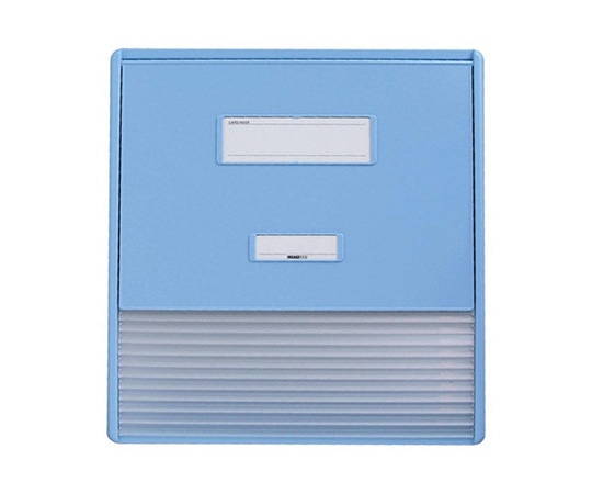 LIHITLAB カードインデックス A3/A4(縦2面)10名用 ブルー HC113C 1冊(ご注文単位1冊)【直送品】