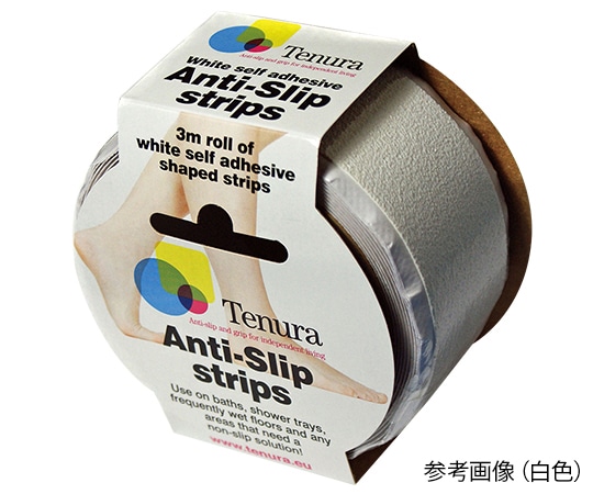 Tenura スリップ防止ステッカー 長方形 200×20 白色 30枚入 T/AQUA/S-WHITE 1巻(ご注文単位1巻)【直送品】