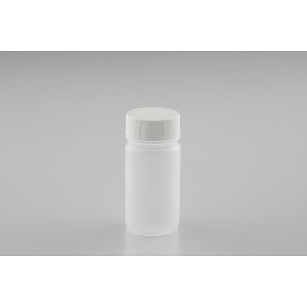 ニッコー・ハンセン 小型PPネジ口瓶 広口60mL 100本 1760-0060 JSPW-N-60 1袋(ご注文単位1袋)【直送品】