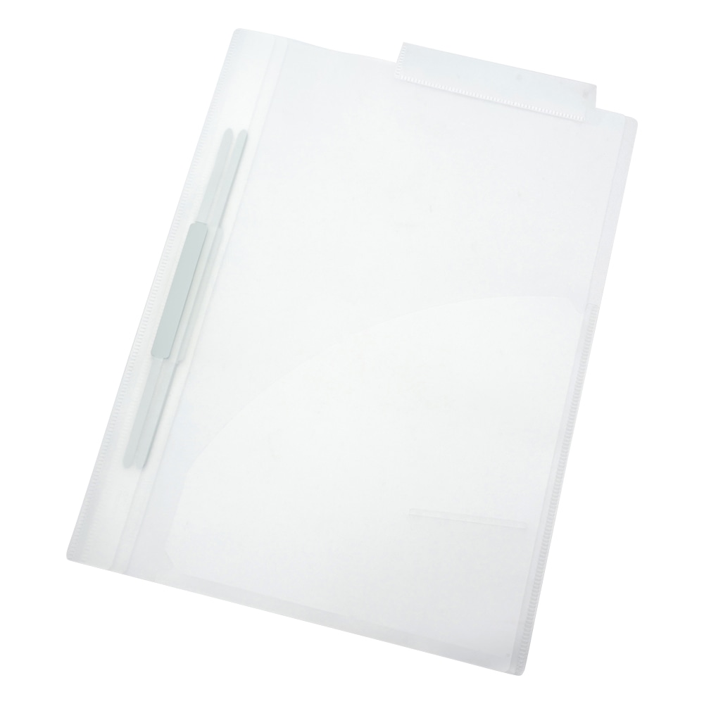 LIHITLAB カルテフォルダー ダブルファスナー 50枚入 HK720U 1箱(ご注文単位1箱)【直送品】