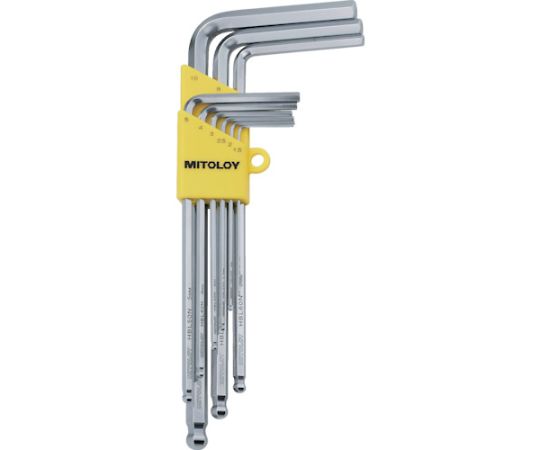 ミトロイ(水戸工機) L型ホローレンチ ボールポイント ネオ ホルダー9本組 HBL900N 1セット(ご注文単位1セット)【直送品】