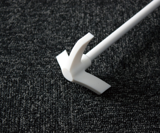 旭製作所 PTFE撹拌棒 三枚後退翼型 全長400mm 005.80850.400 1個(ご注文単位1個)【直送品】