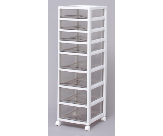 アイリスオーヤマ スーパークリアチェスト ホワイト/クリアブラウン SCE-440 1台(ご注文単位1台)【直送品】