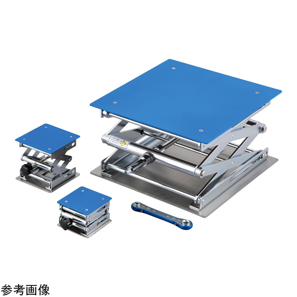 アズワン コーティングラボジャッキ（フッ素樹脂コーティング）80×80mm　 1個（ご注文単位1個）【直送品】