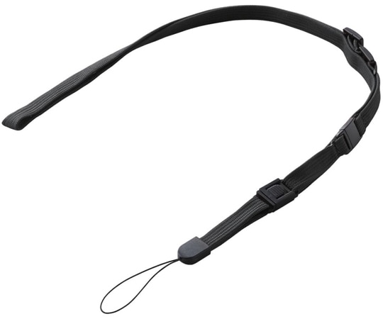 エレコム スマートフォン用ストラップ ネックストラップ ブラック 10本入 P-STN01BK/10 1セット(ご注文単位1セット)【直送品】