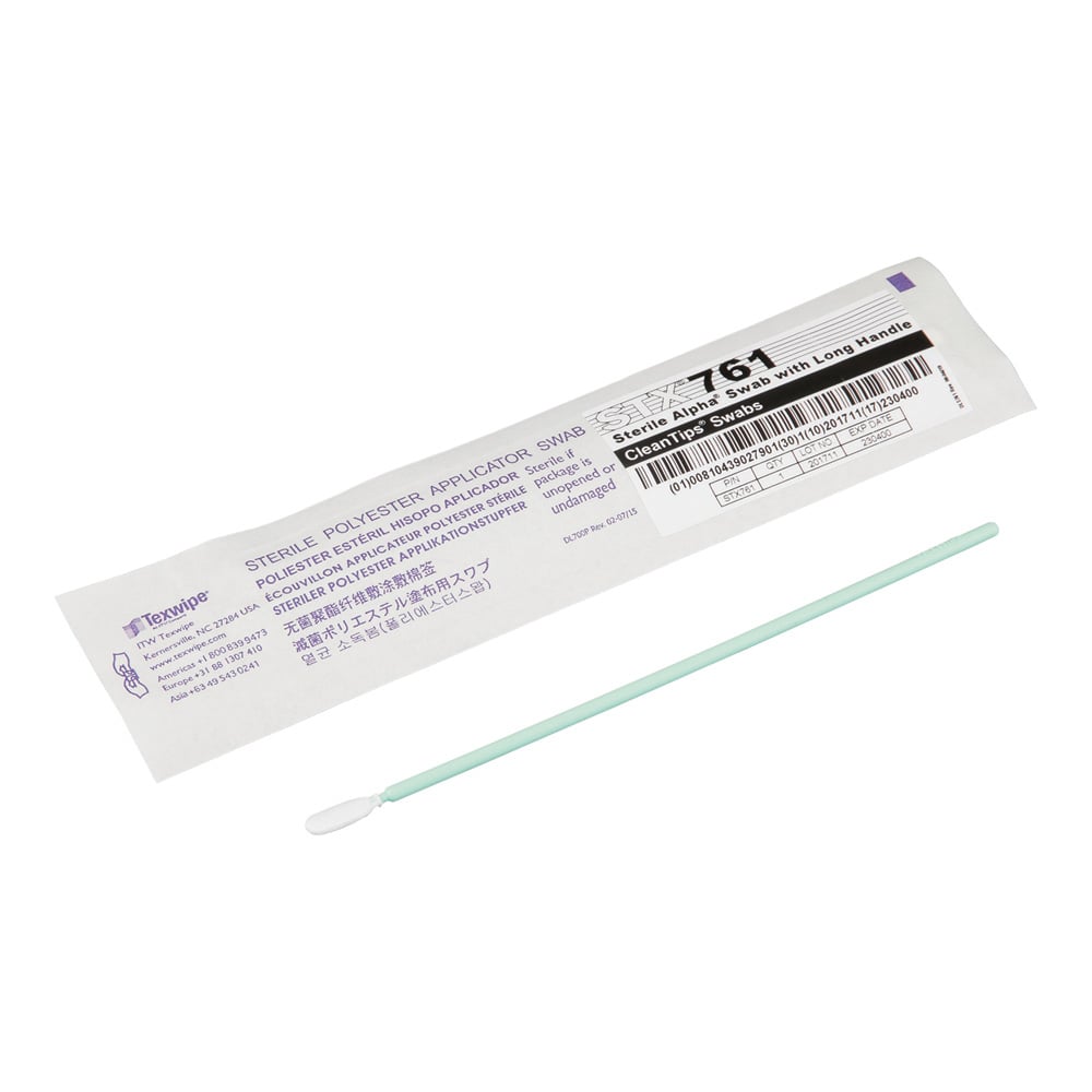 テックスワイプ(Texwipe) アルファスティック 滅菌済 50本入 STX761 1袋(ご注文単位1袋)【直送品】