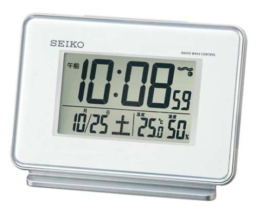セイコー 電波置時計 SQ767W 1個(ご注文単位1個)【直送品】