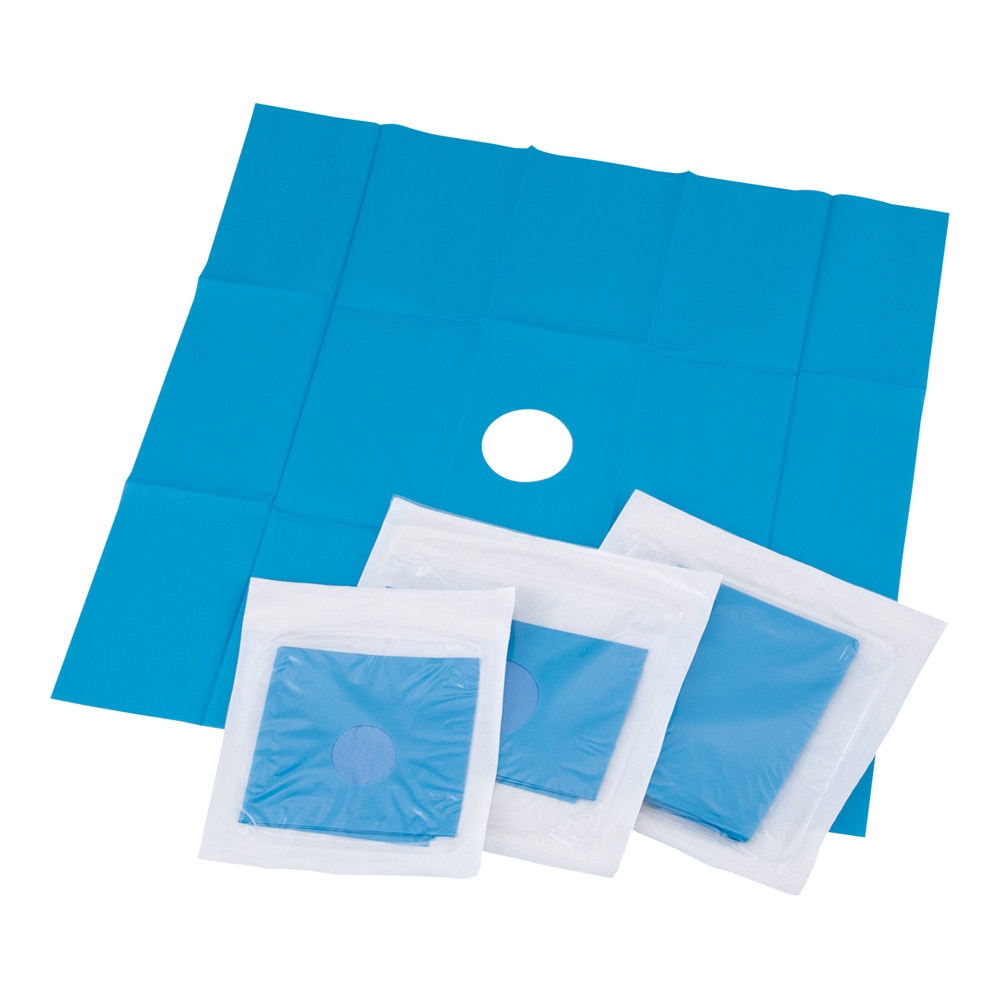 ナビス(アズワン) 滅菌ドレープ(穴あきタイプ)900×900mm 10枚入 AW9090H80 1パック(ご注文単位1パック)【直送品】