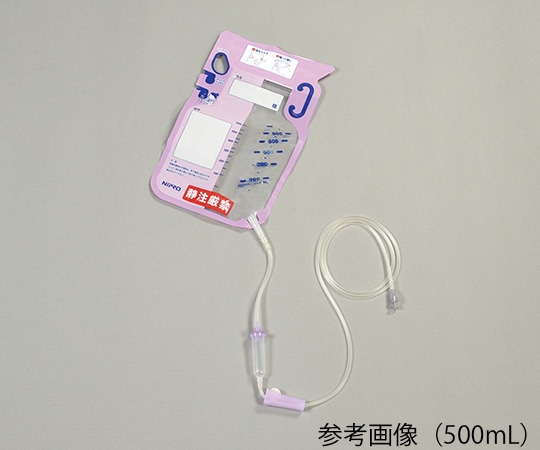 ニプロ 経腸栄養バッグ ジッパータイプ EOG滅菌済 500mL 25枚入 60-100 1箱(ご注文単位1箱)【直送品】