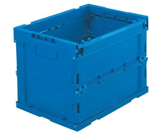 トラスコ中山 オリコン α折りたたみコンテナ 20L ダークブルー TR-S20 DB 1個(ご注文単位1個)【直送品】