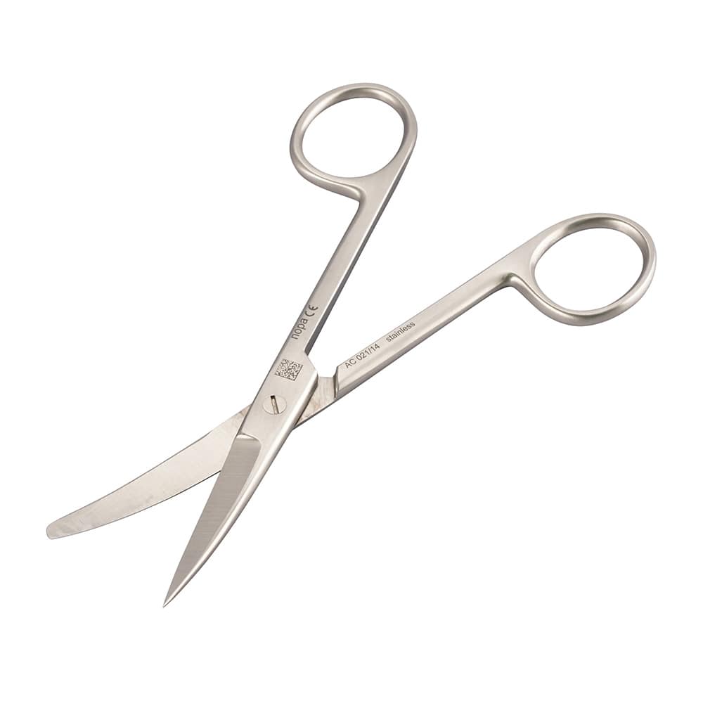 nopa 外科剪刃 片尖 曲 145mm AC 021/14 1個(ご注文単位1個)【直送品】