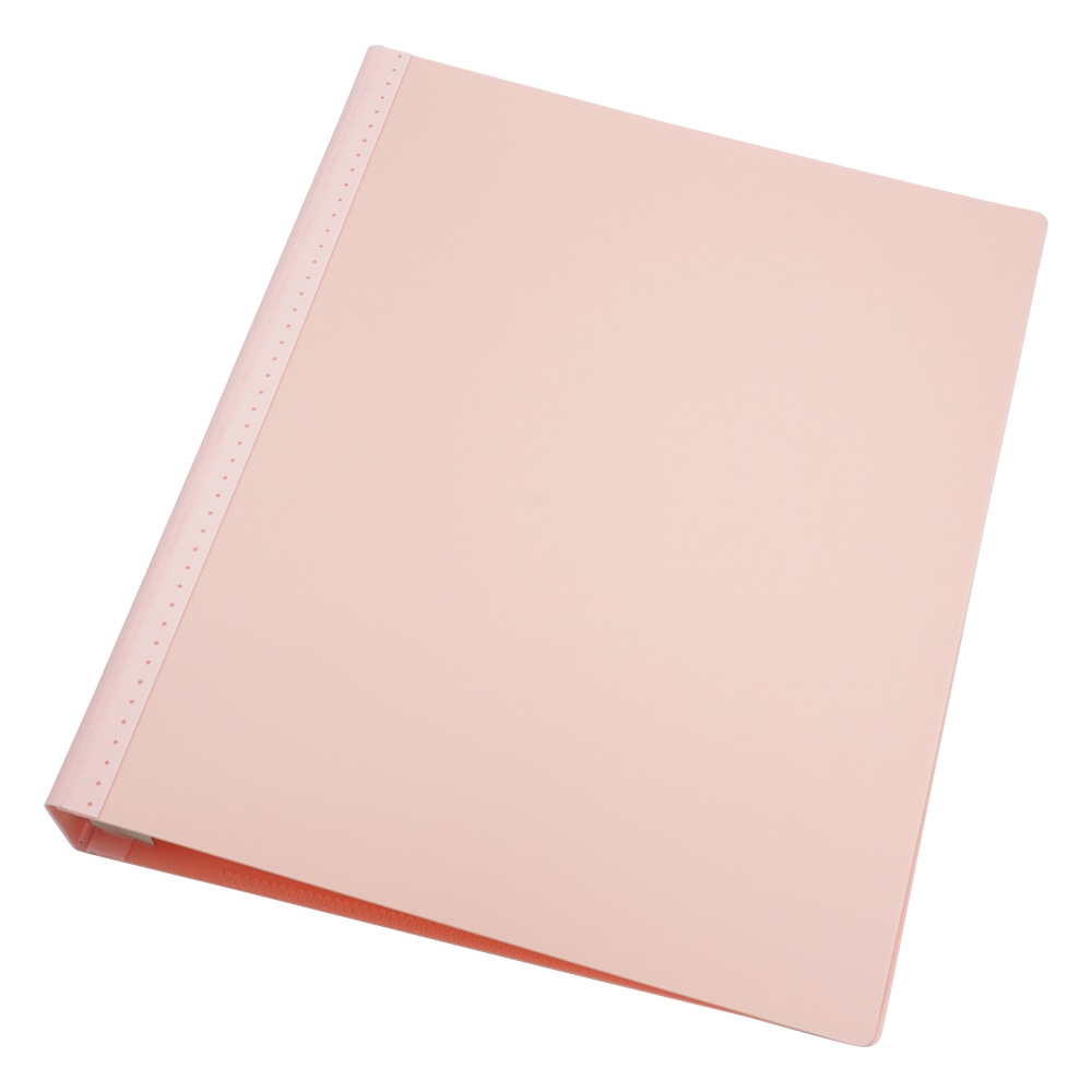 アズワン メディカルサポートブック A4・4穴 背幅41mm ピンク HB677-5 1冊(ご注文単位1冊)【直送品】