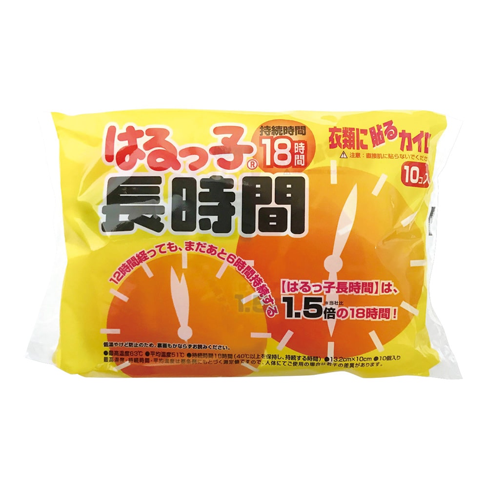 アズワン カイロ はるっ子長時間 173×133×48mm 10枚入 S3873-09 1袋(ご注文単位1袋)【直送品】