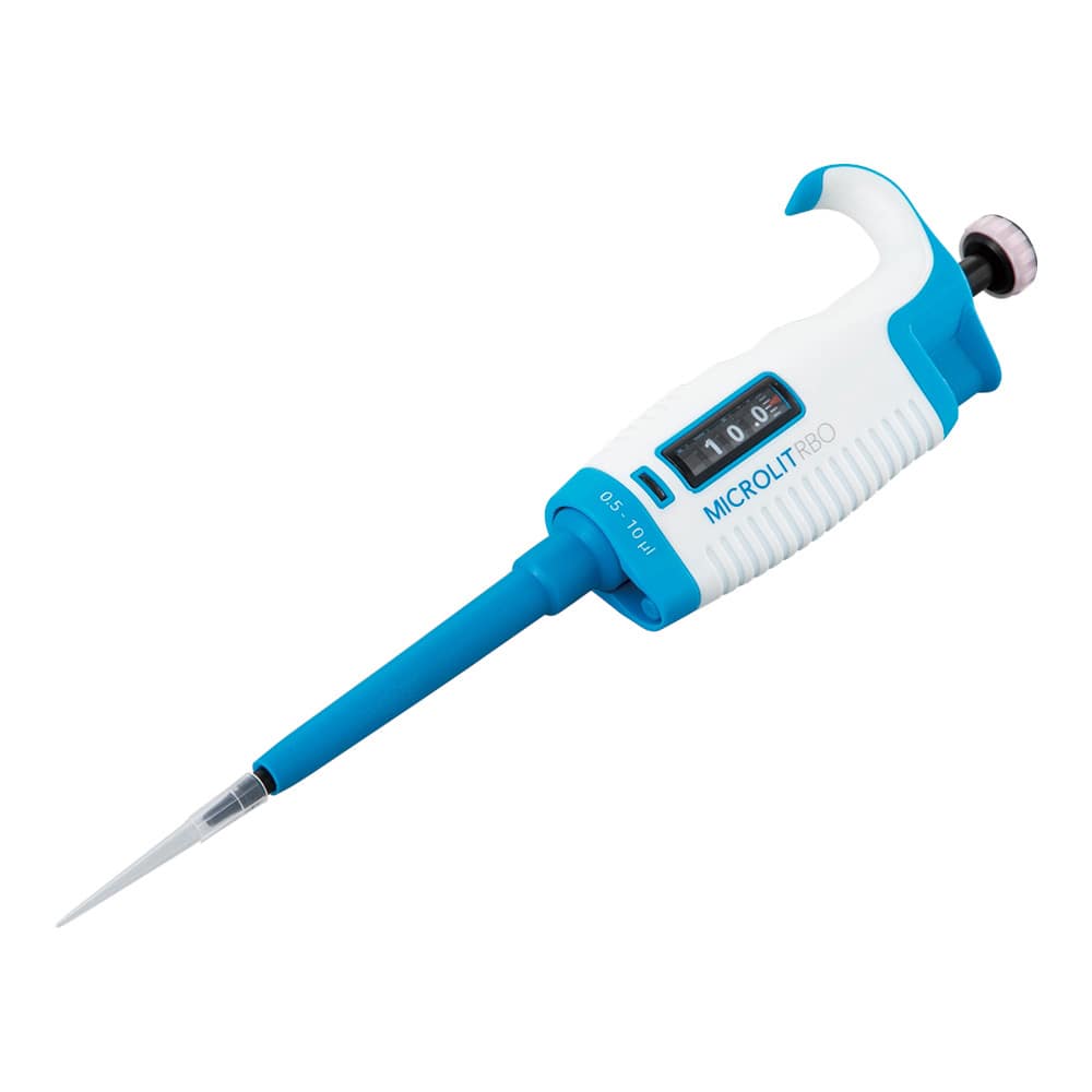 MICROLIT マイクロピペット(RBOシリーズ)0.5~10uL RBO-10 1箱(ご注文単位1箱)【直送品】