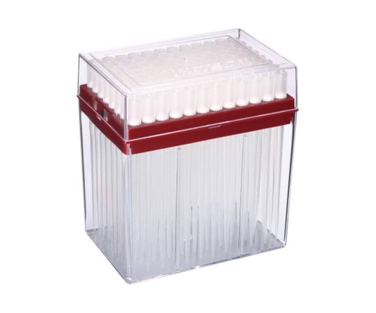 WATSON 1200μL エクストラロング ハイパーフィルターチップ システムラック 滅菌 1箱(96本×10ラック入) 125-1200S 1箱(ご注文単位1箱)【直送品】