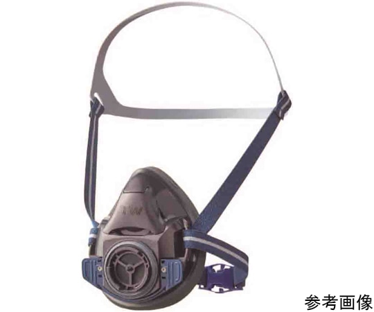 重松製作所 防じん・防毒両検定マスク/半面形/ Mサイズ/烏羽色(ブラック) TW01C/HB(M)BK 1個(ご注文単位1個)【直送品】