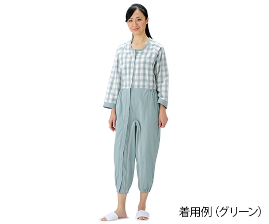 アズワン 制菌前開き介護用ねまき （ロック機能付） ピンク／S　Sサイズ ピンク色 1枚（ご注文単位1枚）【直送品】