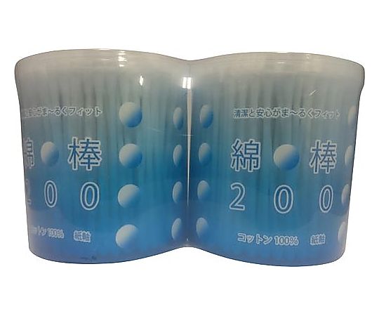 平和メディク 綿棒200本x2P 005568 1パック(ご注文単位1パック)【直送品】