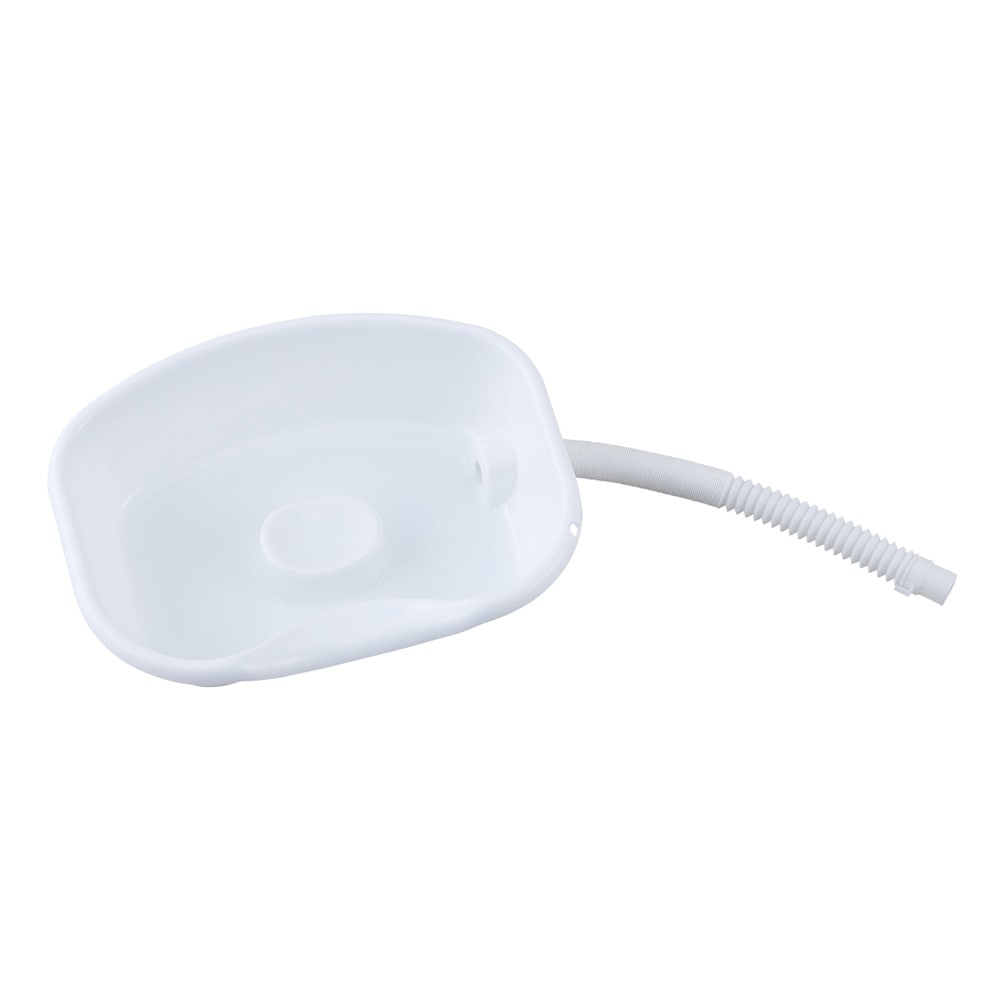 アズワン 洗髪槽(樹脂製)ホワイト 1個(ご注文単位1個)【直送品】