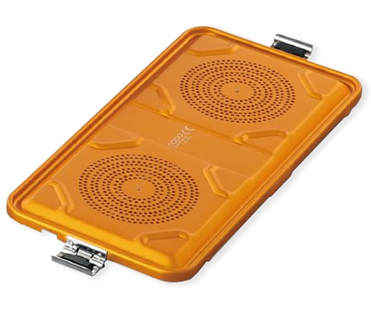 ナビス（アズワン） 滅菌コンテナ L用蓋 ゴールド　 1個（ご注文単位1個）【直送品】