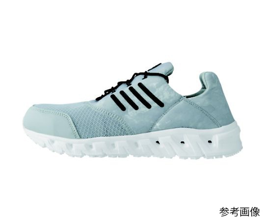 ジーベック セフティシューズ シルバーグレー 24.5cm 85146-22-245 1足(ご注文単位1足)【直送品】