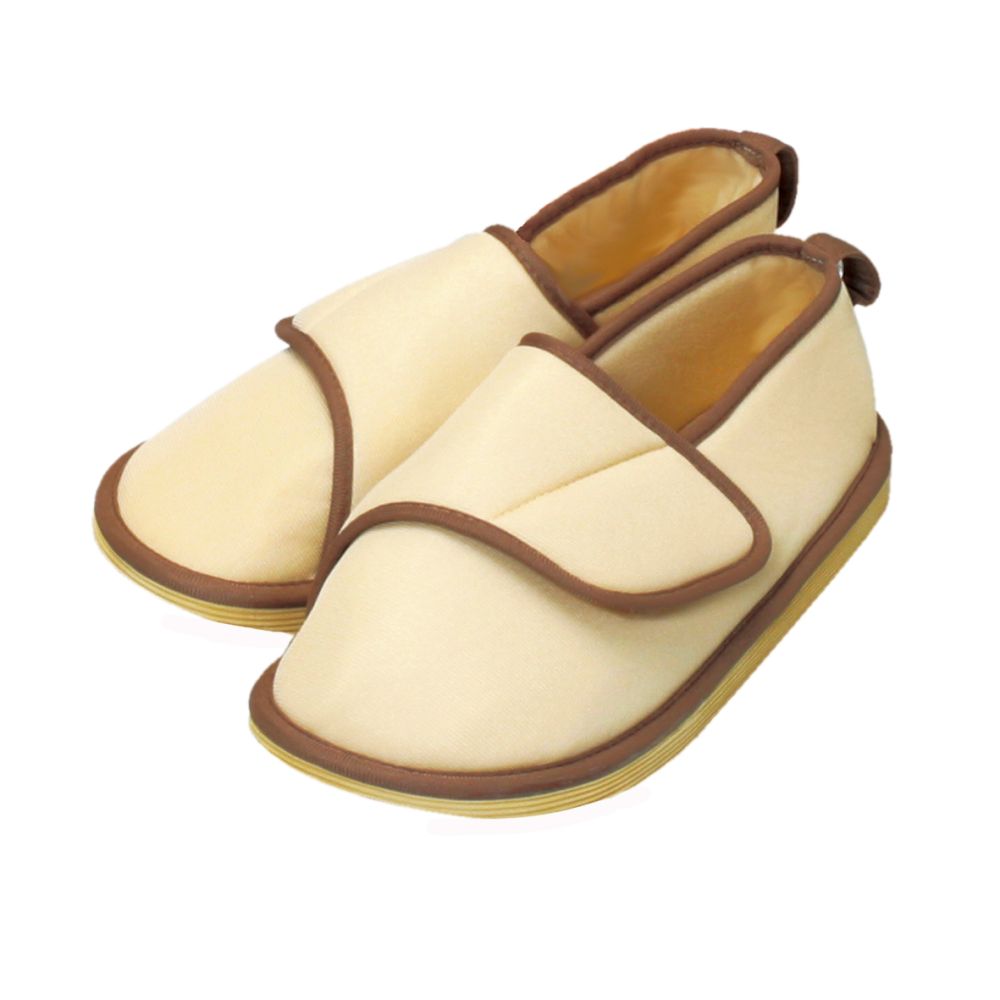 竹虎 転倒予防シューズ つま先つき ベージュ LL 091185 1足(ご注文単位1足)【直送品】