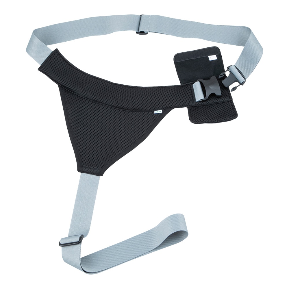 ナビス（アズワン） すっきりさわやか車いすベルト ブラック　IKD-K 1個（ご注文単位1個）【直送品】