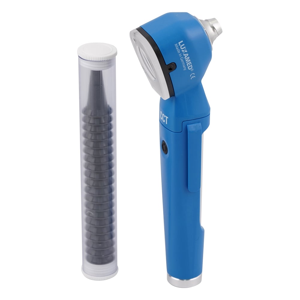 Luxamed LED検耳鏡α(色温度可変タイプ) 青(CCT) 1本(ご注文単位1本)【直送品】