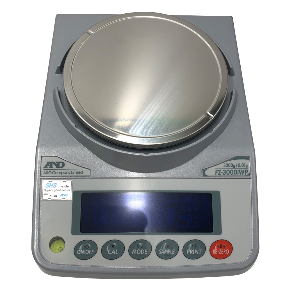 エー・アンド・デイ 校正用分銅内蔵型防塵・防水型電子天びん FZ-iWPシリーズ ひょう量:3200g 最小表示:0.01g FZ-3000iWP 1台(ご注文単位1台)【直送品】
