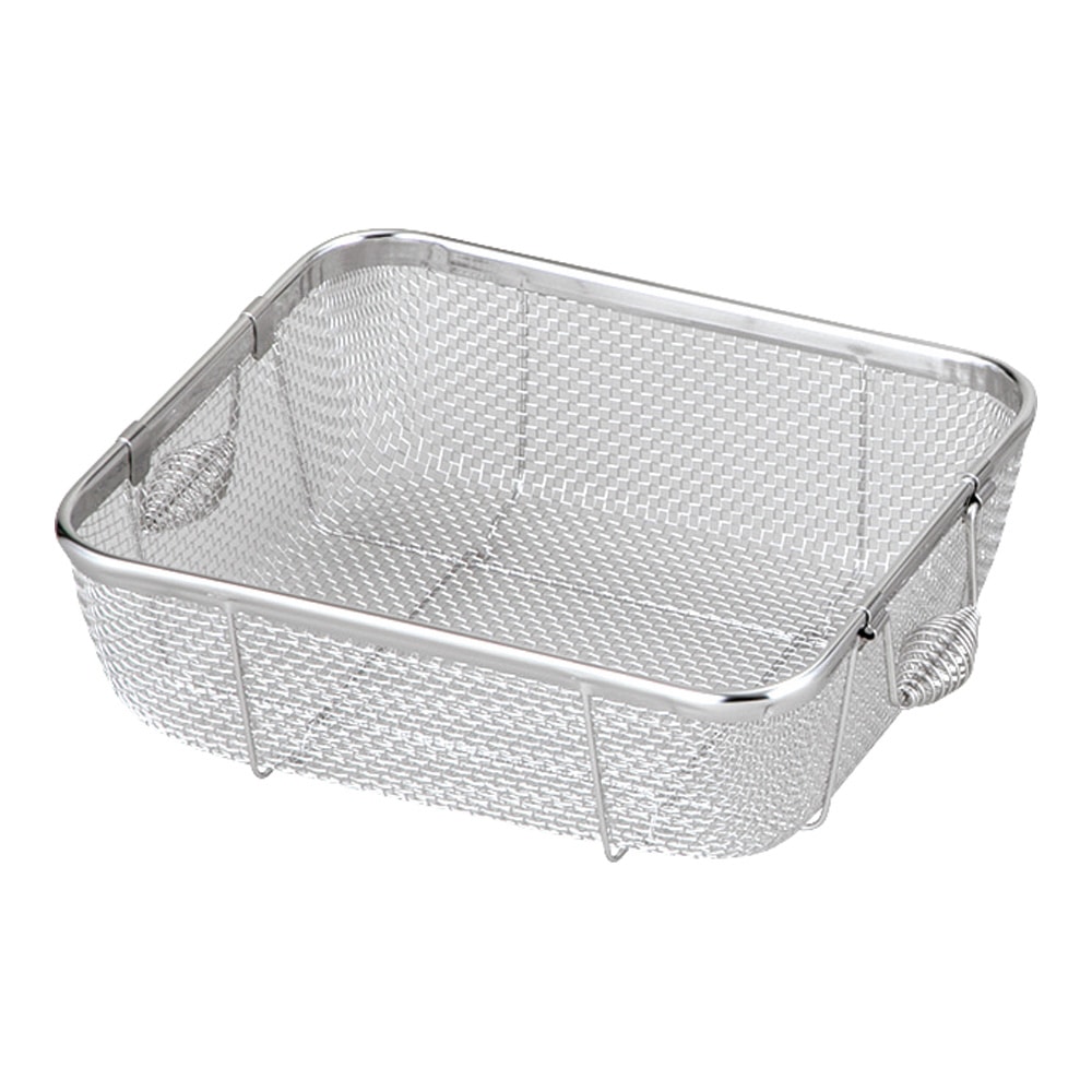 アズワン ステンクリーンバスケット 浅型小 1個(ご注文単位1個)【直送品】