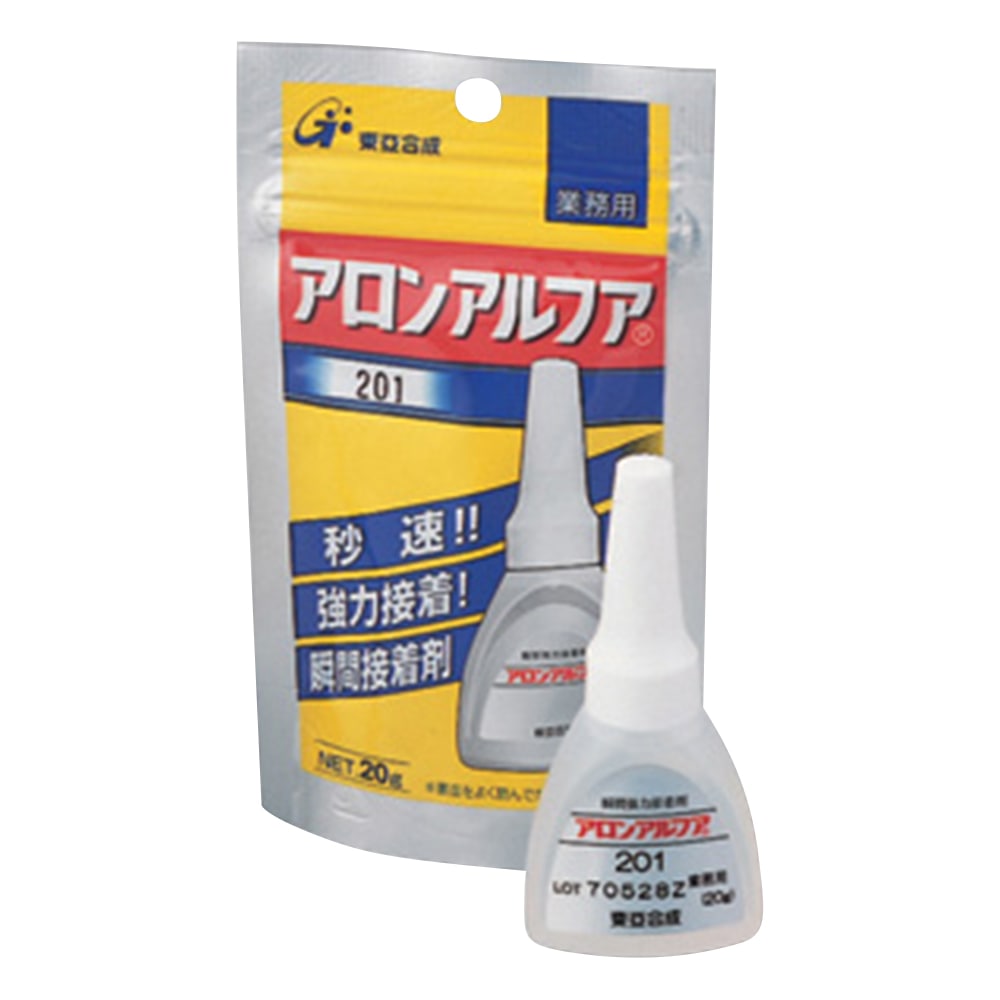 アロンアルフア アロンアルフア(R) 金属・ゴム・プラスチック用 (20g×1) #201 1本(ご注文単位1本)【直送品】
