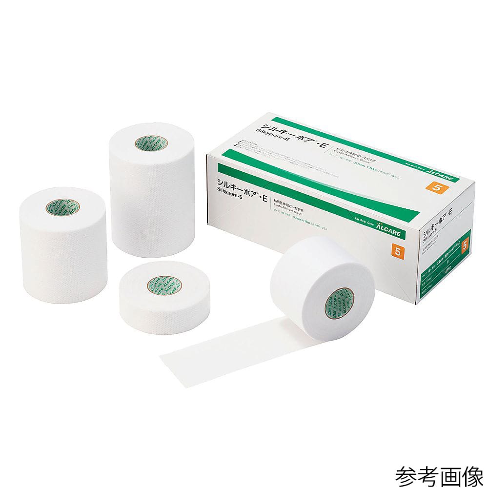 アルケア シルキーポアR・E(粘着性伸縮ガーゼ包帯) 7号 4巻 13883 1箱(ご注文単位1箱)【直送品】