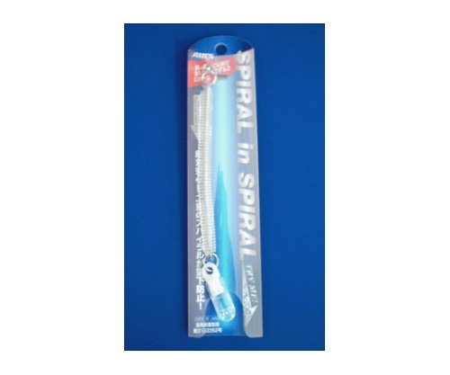 エアージェイ スパイラルインスパイラルストラップ クリア&シルバー ASS-06SL 1個(ご注文単位1個)【直送品】