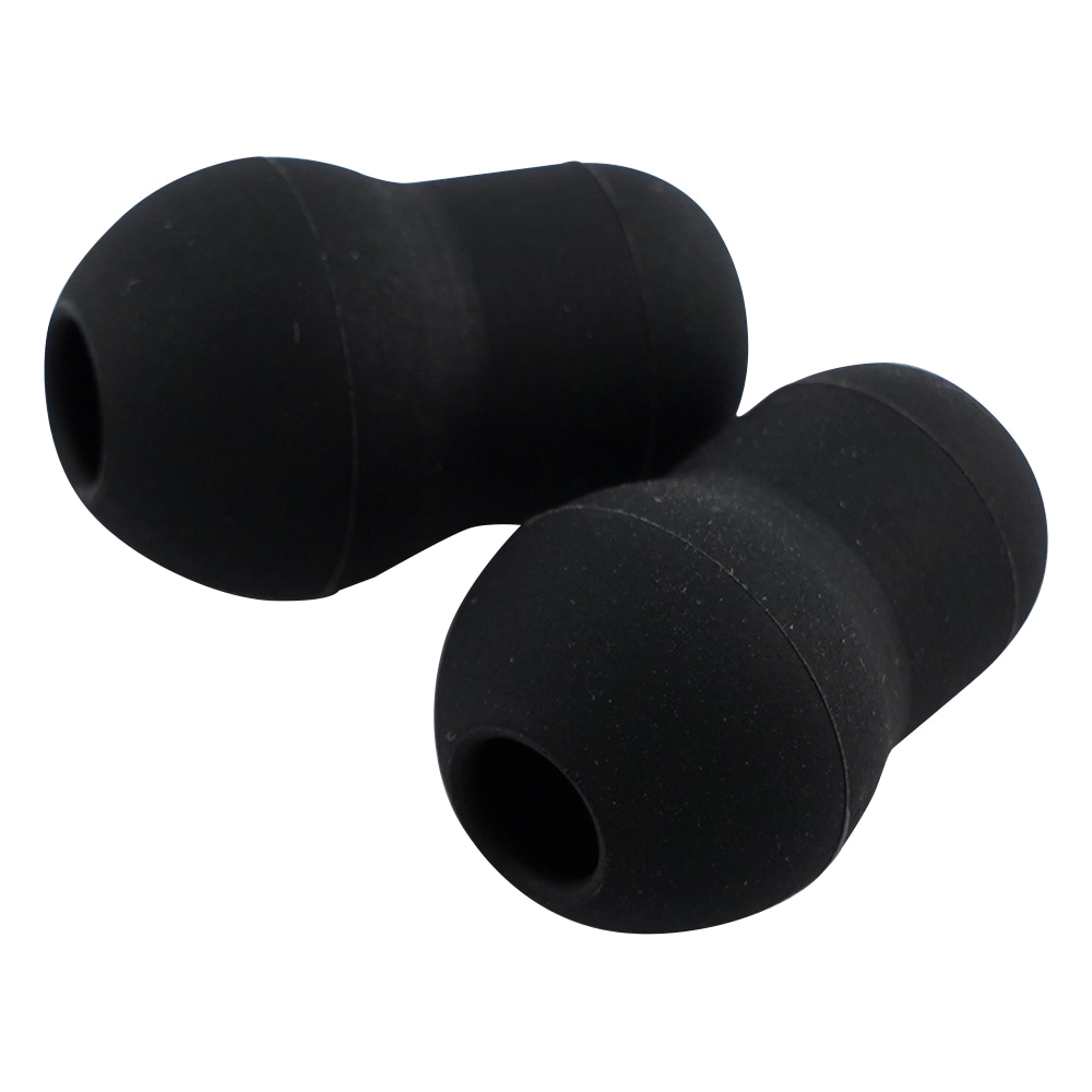 ナビス(アズワン) バイタルナビ聴診器 交換用ソフトイヤーピース ブラック 小 1セット(ご注文単位1セット)【直送品】