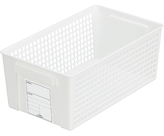 イノマタ化学 トリムバスケット ワイド ホワイト #4671 1個(ご注文単位1個)【直送品】