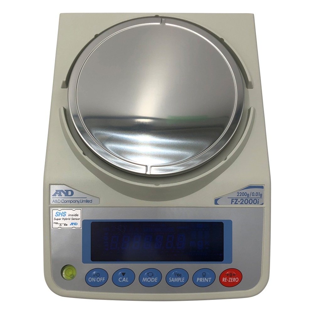 エー・アンド・デイ 校正用分銅内蔵型汎用電子天びん FZ-iシリーズ ひょう量:2200g 最小表示:0.01g FZ-2000i 1台(ご注文単位1台)【直送品】