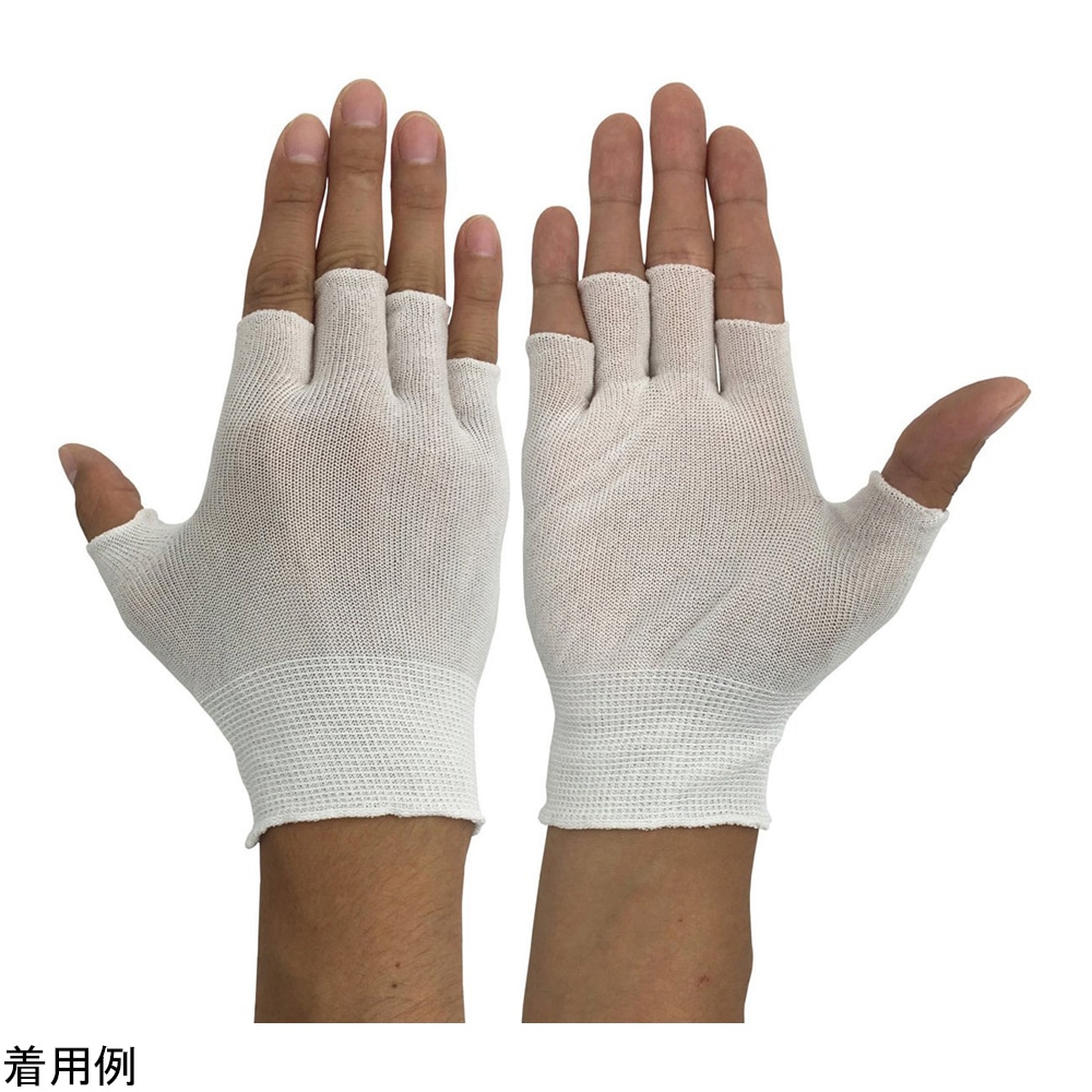 ウインセス キュプラインナーグローブ 指切り ノーマル 10双入 WS-6500-D5 1袋(ご注文単位1袋)【直送品】