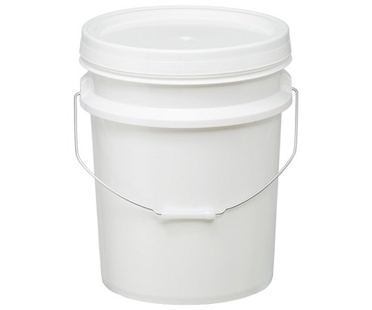 前田製作所 プラスチックペール 20L 10個 DB-H20L シロ1-2 1セット(ご注文単位1セット)【直送品】
