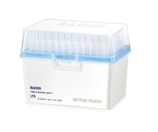 メトラー・トレド　レイニン 低吸着汎用チップ（リムーバブルカバーラック入）ローリテンションチップ RT UNV 1000μL L 768A/8 1個（96本×8ラック入）　30389167 1個（ご注文単位1個）【直送品】