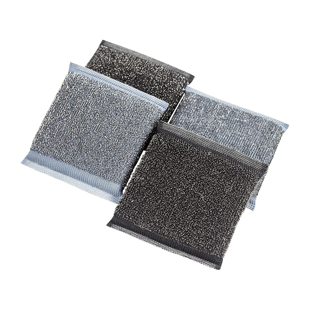 アズワン ステンレススポンジ 4個入　BA666 1セット（ご注文単位1セット）【直送品】