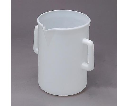 アズワン 10L 両取手付ポリビーカー EA991KV-100 1個(ご注文単位1個)【直送品】