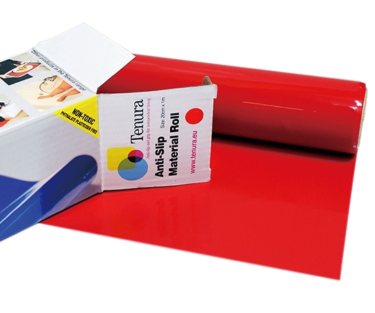 Tenura 滑り止めシート　40cm×2m　赤　T/R8 1巻（ご注文単位1巻）【直送品】