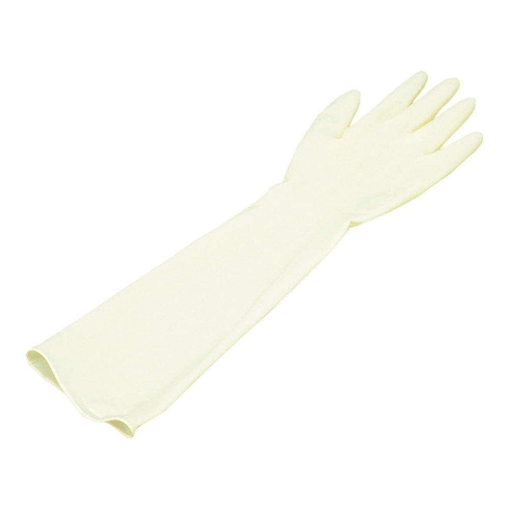 宇都宮製作 シンガーラテックス手袋 ロング48 L 20枚入 NR1500PF-NB-L 1箱(ご注文単位1箱)【直送品】