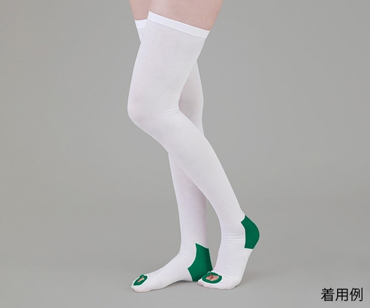 ナビス(アズワン) 弾性ストッキング(滑り止め付) ストッキング LL 1足(ご注文単位1足)【直送品】