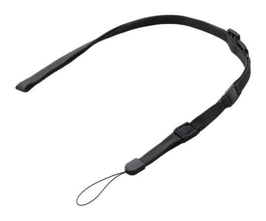 エレコム スマートフォン用ネックストラップ/スタンダード ブラック P-STN01BK 1個(ご注文単位1個)【直送品】