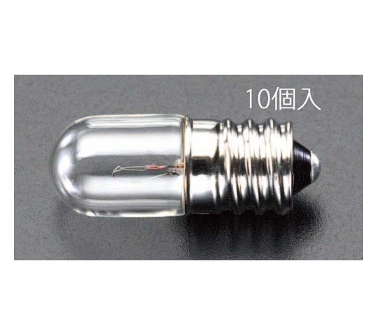 エスコ 18V/2.0W/E12 パネル球(10個) EA758ZA-22 1袋(ご注文単位1袋)【直送品】