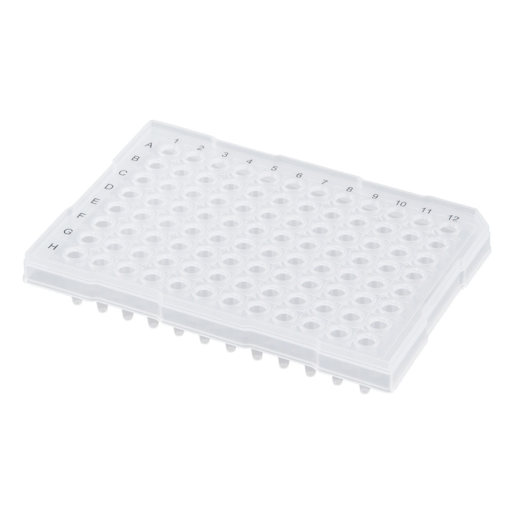 アズワン ビオラモPCRプレート(セミスカート)100枚入 VPSC-96-2 1箱(ご注文単位1箱)【直送品】