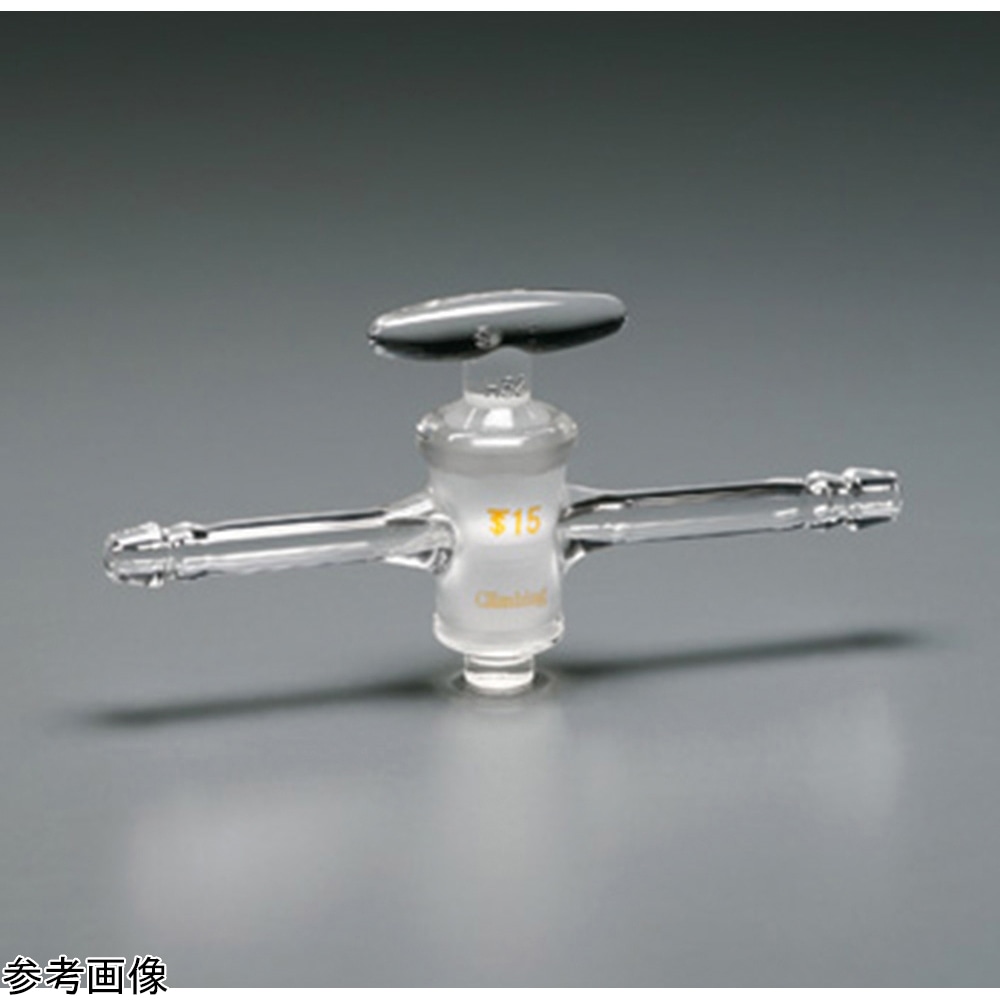 アズワン 二方コック(ゴム止タイプ)15/35 φ8mm CL0460-02-10 1個(ご注文単位1個)【直送品】