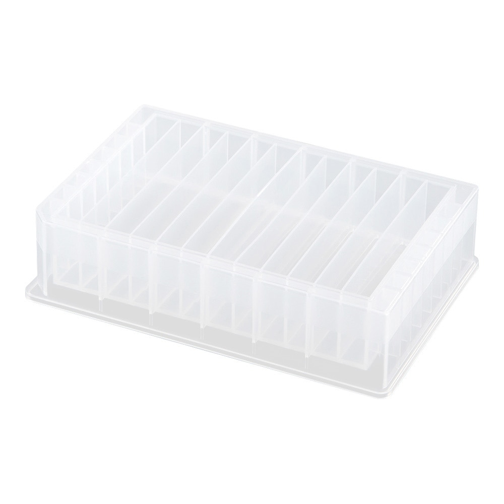 アズワン ビオラモ試薬リザーバー 12ウェル 滅菌 10個×5箱入　VRR-12S 1ケース（ご注文単位1ケース）【直送品】